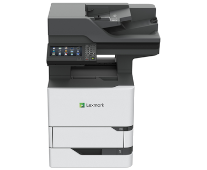 Picture of LEXMARK MX722ADHE OUTPUT UP TO 70 PPM AND A STANDARD HARD DISK WITH OCR HELP THE LEXMARK MX722ADHE MONOCHROME MULTIFUNCTION PRODUCT MEET LARGE-WORKGROUP NEEDS, IN A SIZE THAT ALLOWS FLEXIBLE PLACEMENT. ROBUST PAPER HANDLING TECHNOLOGY IS DESIGNED TO MAKE PRINTING MORE RELIABLE, WHILE LONG-LIFE IMAGING COMPONENTS INCREASE UPTIME AND THOUGHTFUL ENGINEERING ENHANCES SERVICEABILITY. A TABLET-LIKE 7" C