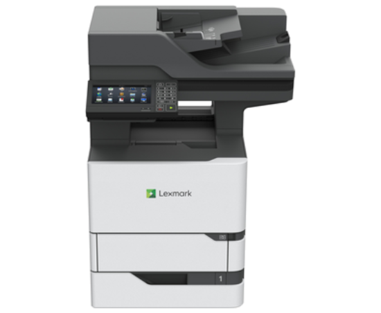 Picture of LEXMARK MX722ADHE OUTPUT UP TO 70 PPM AND A STANDARD HARD DISK WITH OCR HELP THE LEXMARK MX722ADHE MONOCHROME MULTIFUNCTION PRODUCT MEET LARGE-WORKGROUP NEEDS, IN A SIZE THAT ALLOWS FLEXIBLE PLACEMENT. ROBUST PAPER HANDLING TECHNOLOGY IS DESIGNED TO MAKE PRINTING MORE RELIABLE, WHILE LONG-LIFE IMAGING COMPONENTS INCREASE UPTIME AND THOUGHTFUL ENGINEERING ENHANCES SERVICEABILITY. A TABLET-LIKE 7" C