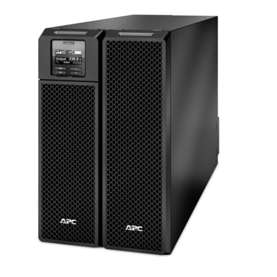 Picture of APC ONLINE SRT 10000VA/ 10KVA 10000W UPS TOWER/RACK RACK MOUNT INCLUDED: NO RACK TYPE: 6U NETWORK CARD:YES BATTERY:YES BATTERY TYPE: VRLA WARRANTY: 3 YEARS ON UPS; 2 YEARS FOR BATTERY NOTES: RAIL KIT SRTRK2 SOLD SEPARATELY