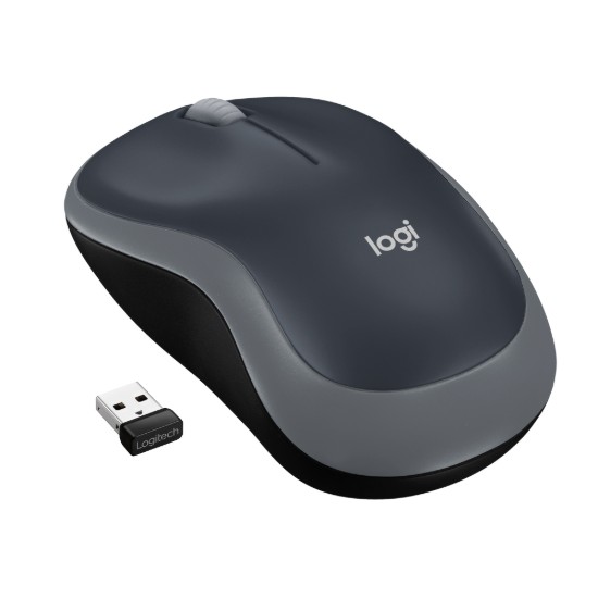 Picture of LOGITECH WIRELESS MOUSE M185 - SWIFT GREY - 2.4GHZ - N/A - EMEA-808 - 10PK ARCA AUTO COMPACT WIRELESS MOUSE WITH 2.4 GHZ CONNECTION AND 12-MONTH BATTERY. RELIABLE 1000 DPI TRACKING FOR EVERYDAY TASKS. SYMMETRICAL DESIGN FOR RIGHT OR LEFT-HAND USE.
