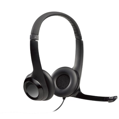 Picture of LOGITECH H390 USB COMPUTER HEADSET WITH ENHANCHED DIGITAL AUDIO AND IN-LINE CONTROLS. DIGITAL STEREO SOUND ENSURES CLEAR AUDIO FOR CALLS AND MEDIA. ADJUSTABLE NOISE-CANCELING MIC MINIMIZES BACKGROUND NOISE. CONVENIENT IN-LINE CONTROLS FOR QUICK VOLUME AND MUTE ADJUSTMENT. USB-A PLUG-AND-PLAY FOR EASY SETUP