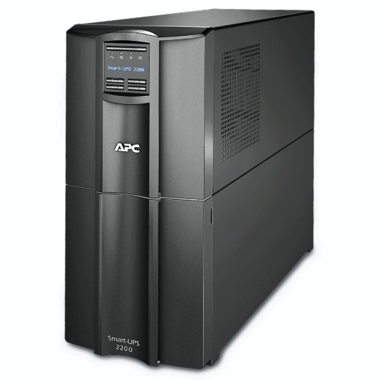 Picture of APC SMART-UPS, LINE INTERACTIVE, 2200VA, TOWER, 230V, 8X IEC C13+2X IEC C19 OUTLETS, SMARTCONNECT PORT+SMARTSLOT, AVR, LCD