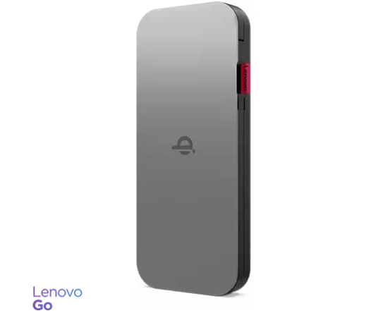 Picture of LENOVO WIRES ARE LIKE CHAINS FOR REMOTE WORKERS. THAT’S WHY WE’VE DONE AWAY WITH THE FRUSTRATION OF CABLES AND INVENTED A TRULY WIRELESS PORTABLE POWER BANK. WITH A 10,000 MAH BATTERY AND WIRELESS QI, ONE POWER SOURCE IS ALL YOU NEED TO PROVIDE UP TO 15W OF WIRELESS POWER TO YOUR QI-ENABLED DEVICES.