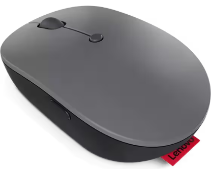 Picture of COMPACT AMBIDEXTROUS DESIGN BLUE OPTICAL SENSOR, TRACKS ON MOST SURFACES SILENT BUTTONS WITH 2-WAY SCROLL WHEEL (UP / DOWN) 800-1600-2400 ADJUSTABLE DPI CONNECTS TO UP TO 3 DEVICES: 1X USB-C DONGLE, 2X BLUETOOTH 5.0 SUPPORTS LENOVO UNIFIED PAIRING RECEIVER SUPPORTS BLUETOOTH SWITFPAIR QUICK SWITCH BUTTON TO JUMP CONTROL ACROSS DEVICES RECHARGEABLE, 2 - 3 MONTHS USE, 1.5-2 HOURS TO FULLY CHARGE CHA