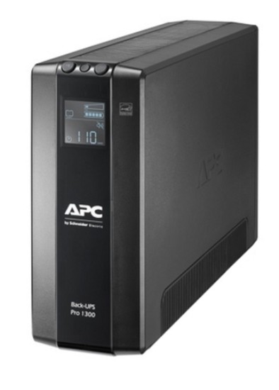 Picture of APC BACKUP UPS 1300VA/ 1.3KVA 780W UPS TOWER RACK MOUNT INCLUDED: NO RACK TYPE: N/A NETWORK CARD:NO BATTERY:YES BATTERY TYPE: VRLA WARRANTY: 2 YEARS REPAIR OR REPLACE NOTES: LINE INTERACTIVE