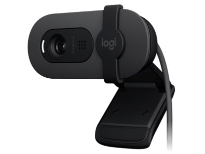 Picture of LOGITECH BRIO 100 FULL HD WEBCAM - GRAPHITE AUTO-LIGHT BALANCE INTEGRATED PRIVACY SHUTTER AND BUILT-IN MIC, 1080P AT 30FPS, AUTO LIGHT BALANCE, BUILT-IN MIC, USB-A, PRIVACY SHUTTER.