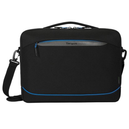 Picture of TARGUS COASTLINE 15-16" LAPTOP TOPLOAD BLACK HIGH-IMPACT SAFEPORT® SLING PROTECTION SYSTEM, ERGONOMIC, PADDED SHOULDER STRAP, LUGGAGE PASS-THROUGH TROLLEY STRAP
