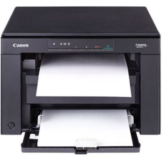 Picture of CANON MF3010-3 IN 1 LASER TECHNOLOGY MONO MFP PERSONAL PRINTER, 3 IN1, PRINT/SCAN/COPY. 18 PPM ,150 SHEET TRAY, 600 X 400PI, FPOT 7.8. SCAN TO PC, USB CONNECTIVITY. CRG 725 STARTER (RMPV 250 - 1 000)