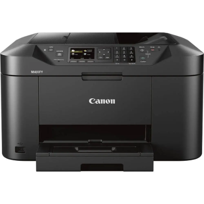 Picture of CANON MB2140 INKJET MAXIFY BUSINESS RANGE A4, A4 MFP, PRINT, COPY, FAX AND SCAN. 19 IPM MONO, 13 IPM COLOUR, 600 X 1200 PRINT RESOLUTION, 1200 X 2400 DPI SCAN RESOLUTION,  250 SHEET PAPER HANDLING, 50 SHEET ADF, AUTOMATIC DUPLEX,  USB, WI-FI, SMARTPHONE AND TABLET PRINT,  SCAN TO CLOUD, SCAN TO USB, QUICK FIRST PRINT OF 6 SECONDS. - 4 INK SYSTEM, ,(BK, C, M, Y).   USES PGI -1400 BK, C, M AND Y XL 