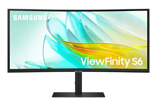Picture of SAMSUNG VIEWFINITY S65UC CURVED 34" DISPLAY VA RESPONSE: 5MS AR: 21:9 RESOLUTION: 3440 X 1440 (UWQHD) RR: 100HZ HDMI, DP, USB-C, HEADPHONE, USB 3.0 SPEAKER: YES POWER SUPPLY: INTERNAL TILT: YES SWIVEL: YES PIVOT: YES HEIGHT ADJUST: YES VESA: YES ACCESSORIES: HDMI, DP, USB-C AND POWER CABLE  WARRANTY: 3 YEAR CARRY-IN