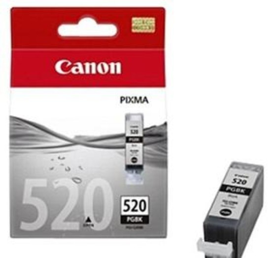 Picture of CANON-INK-PGI-520 PGBK-IP3600/ IP4600/ IP4700/ MP540/ MP550/ MP560/ MP620/ MP630/ MP640/ MP980/ MP990/ MX860/ MX870- YIELD 324