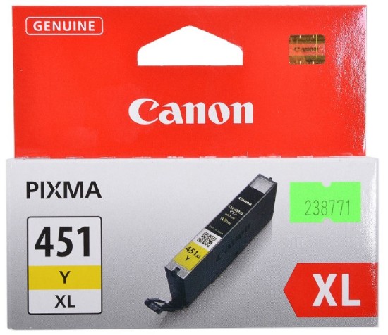 Picture of CANON-INK-CLI-451 XL Y-IP7240/ MG5440/ MG5540/MG5640/ MG6340/MG7140/MG7540/ MX924/ IX6840/ IP8740- YIELD 695