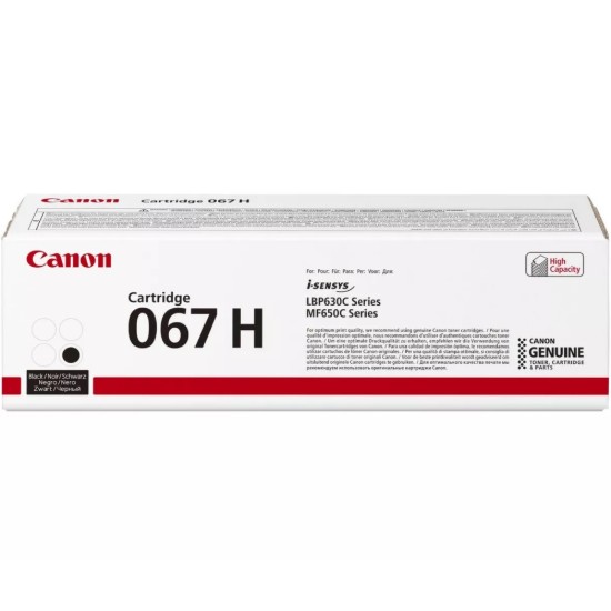 Picture of CANON-TONER-CRG 067H BK-MF65X SERIES - YIELD 3130
