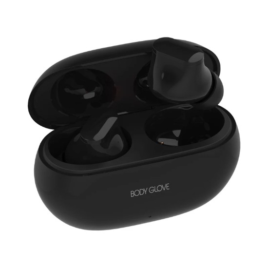 Picture of BODY GLOVE ESSENTIALS TWS PRO SERIES WIRELESS EARBUDS AMP UP YOUR SOUND. ERGONOMICALLY SHAPED. FEATURING A VOICE ASSISTANT, BUILT-IN MICROPHONE, BLUETOOTH V5.3 CONNECTION WITH A PLAYTIME OF UP TO 4 HOURS, AND A LED INDICATOR. FEATURES: BLUETOOTH VERSION: V5.3. VOICE ASSISTANT. EARPHONES BATTERY: 30 MAH. CHARGING CASE BATTERY: 180 MAH. CHARGING TIME: 1-2H. MEGA BASS. TOUCH CONTROL. PLAYING TIME: 3-