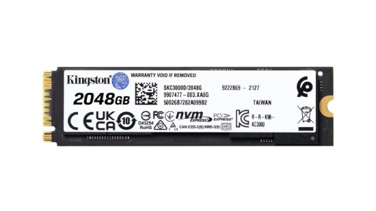 Picture of KINGSTON 2000G NV3 M.2 2230 PCIE 4.0 NVME SSD