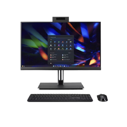 Picture of ACER ALL IN ONE PC- VZ4714GT- BLACK -NON-TOUCH - 23.8" FHD - INTEL CORE I5-13400- GPU: UHD GRAPHICS- RAM: 8GB DDR4 - STORAGE: 512GB SSD- SECONDARY DRIVE SUPPORT: WINDOWS 11 PRO - WI-FI 6.0E- BLUETOOTH 5.0- VIDEO: 1X HDMI PORT - 1 X DISPLAY PORT- USB: 1X USB 2.0, 4X USB 3.2, 1X USB C- WEB CAMERA: YES KEYBOARD: WITH NUMPAD- WARRANTY: 3 YEAR ONSITE WARRANTY - ACCESSORIES/FEATURES: USB - KYB & MOUSE