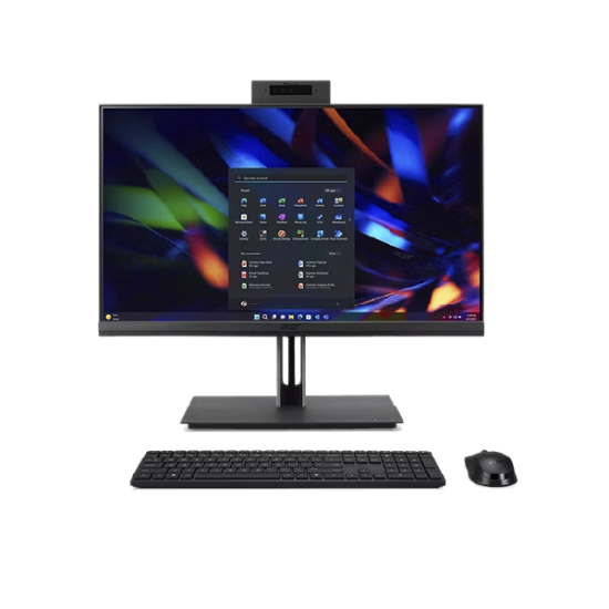 Picture of ACER ALL IN ONE PC- VZ4714GT- BLACK -NON-TOUCH - 23.8" FHD - INTEL CORE I5-13400- GPU: UHD GRAPHICS- RAM: 8GB DDR4 - STORAGE: 512GB SSD- SECONDARY DRIVE SUPPORT: WINDOWS 11 PRO - WI-FI 6.0E- BLUETOOTH 5.0- VIDEO: 1X HDMI PORT - 1 X DISPLAY PORT- USB: 1X USB 2.0, 4X USB 3.2, 1X USB C- WEB CAMERA: YES KEYBOARD: WITH NUMPAD- WARRANTY: 3 YEAR ONSITE WARRANTY - ACCESSORIES/FEATURES: USB - KYB & MOUSE