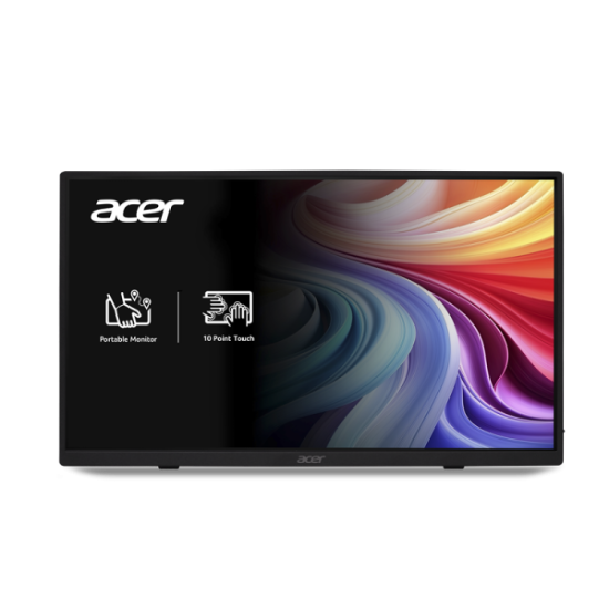Picture of ACER MONITOR - COMMERCIAL- PM161QT- BLACK- FLAT- 15.6"- IPS- RESPONSE TIME: 6MS- RESOLUTION: 1920X1080- VIEWING ANGLE: 178º (H) / 178º (V)- ASPECT RATIO: 16:09- DIGITAL FREQUENCY: 60HZ- INTERFACE:HDMI(1.4)+2TYPE-C- SPEAKER: YES- POWER SUPPLY: BUILT-IN- NO- NO- PIVOT: NO- NO- WARRRANTY: 1 YEAR CARRY IN- NONE- ACCESSORIES