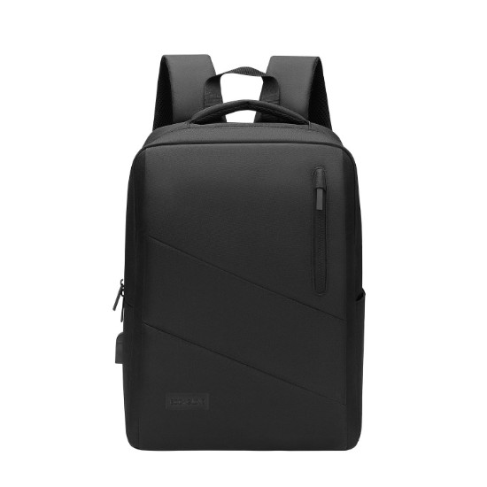 Picture of BODYGLOVE RECON2 LAPTOP BACKPACK - BLACK UP TO 15.6" LAPTOP. BUILT IN USB CHARGING PORT ON THE OUTSIDE, DURABLE SHOULDER STRAP AND HANDLE, SIDE COMPARTMENT FOR WATER BOTTLE, COMPARTMENT FOR DOCUMENTS, MIDDLE COMPARTMENT CAN HOLD A TABLET AND OTHER ACCESSORIES, FRONT POUCH FOR SMALL ITEMS. WARRANTY 1 YEAR