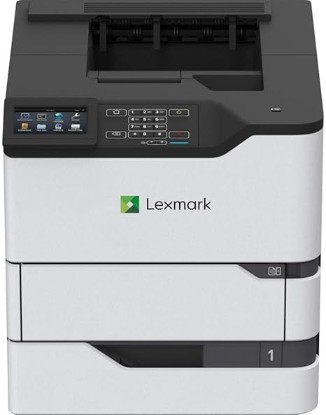 Picture of LEXMARK MONOCHROME LASER, LEXMARK 2.8" (7.2 CM) COLOUR TOUCH SCREEN - CARTRIDGE(S) SHIPPING WITH PRODUCT: 5,000-PAGE STARTER RETURN PROGRAM TONER CARTRIDGE - PROCESSOR: DUAL CORE, 1.0 GHZ - DUPLEX (2-SIDED) PRINTING: INTEGRATED DUPLEX - HARD DISK: INTELLIGENT STORAGE DRIVE AVAILABLE - DIRECT USB: YES - PRINT SPEED (A4, BLACK):  UP TO 47 PPM 1) - TIME TO FIRST PAGE (BLACK) AS FAST AS: 6 SECONDS 1) 