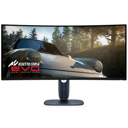 Picture of DELL ALIENWARE AW3425DW 34" CURVED 240HZ QD-OLED GAMING MONITOR, QUANTUM DOTS-ORGANIC LIGHT-EMITTING DIODE (QD-OLED) TECHNOLOGY, MAXIMUM RESOLUTION 3440 X 1440 UP TO 240 HZ, HDR AMD FREESYNC PREMIUM PRO, VESA DISPLAYHDR TRUE BLACK 400, VARIABLE REFRESH RATE, NVVIDIA G-SYNC COMPATIBLE, AMD FREESYNC PREMIUM PRO, VIDEO PORTS,1 DISPLAYPORT 1.4 (HDCP 1.4 & 2.3) PORT (SUPPORTS UP TO 3440 X 1440, 240 HZ,