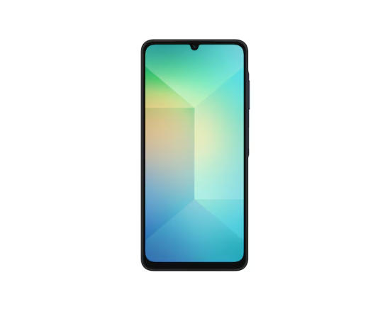 Picture of SAMSUNG GALAXY A06 , 6.7" - DYNAMIC AMOLED 720 X 1600 PIXELS, 60GHZ ( QUAD-CORE ), 4GB INTERNAL MEMORY - RAM 64GB + MICROSDXC SLOT - UP TO 1TB, GOOGLE ANDROID OS ,REAR CAMERA: 50MP, FRONT CAMERA: 8MP, BLUETOOTH,WI-FI, COLOUR: BLACK DUAL SIM