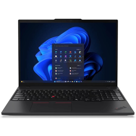 Picture of LENOVO THINKPAD T16 GEN 4 (INTEL), INTEL CORE ULTRA 7 255U, 12C (2P + 8E + 2LPE) / 14T, MAX TURBO UP TO 5.2GHZ, 12MB, INTEGRATED INTEL AI BOOST, UP TO 12 TOPS, INTEGRATED INTEL GRAPHICS, INTEL SOC PLATFORM, 1X 16GB SODIMM DDR5-5600, TWO DDR5 SODIMM / CSODIMM SLOTS, DUAL-CHANNEL CAPABLE, UP TO 64GB DDR5-5600, 1TB SSD M.2 2280 PCIE® 4.0X4 NVME OPAL 2.0, 16" WUXGA (1920X1200) INTEL WI-FI 6E AX211, 80