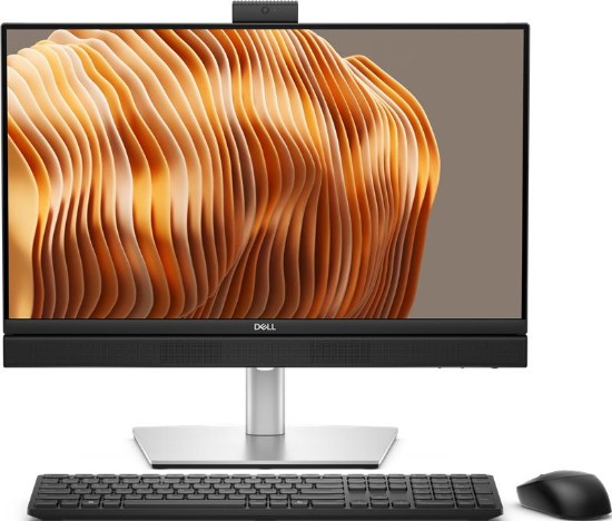 Picture of DELL PRO 24 ALL-IN-ONE PLUS QB24250 U5 245 INTEL CORE ULTRA 5 245 (13 TOPS NPU, 14 CORES, UP TO 5.1GHZ) 16GB: 1 X 16 GB, DDR5, UP TO 5600 MT/S, NON-ECC 512 GB SSD, TLC INTEGRATED GRAPHICS ADJUSTABLE STAND INTEL® WI-FI 6E AX211, 2X2, 802.11AX, BLUETOOTH WIRELESS CARD HEIGHT 23.8", NON-TOUCH, FHD, 100HZ DELL PRO KEYBOARD AND MOUSE - KM5221W - US INTERNATIONAL (QWERTY) - BLACK 160W PSU  WINDOWS 11 PR