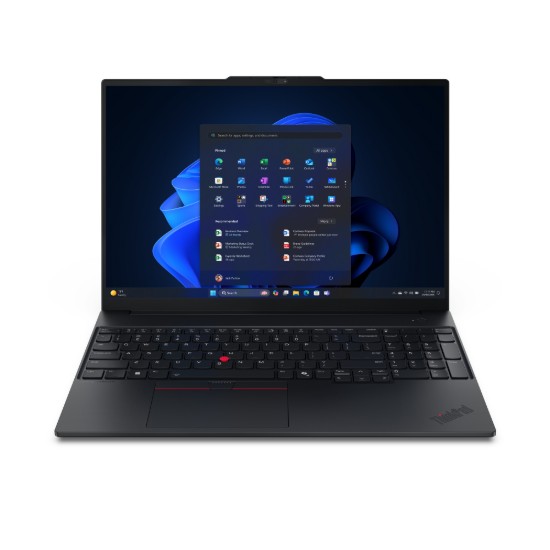 Picture of LENOVO E16 G3 LNL U5-226V 16GB DDR5 512GB SSD M.2 2242 TLC G4 INTEGRATED WINDOWS 11 PRO 64 16.0" WUXGA AG 300NITS FHD IR CAMERA INTEL AX211 2X2AX 6E+BLUETOOTH Y-FPR 3 CELL 48WHR 65W USB-C 3PIN-ZA BKLT KB US-ENG W/NUMPAD 1 YEAR CARRY-IN 3 YEAR ONSITE