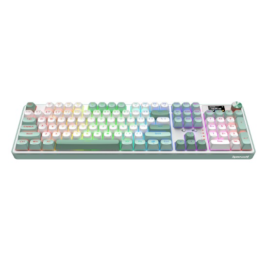 Picture of Redragon WYVERN K761 Pro Full-size RGB Wireless Mechanical Gaming Keyboard - White/Green