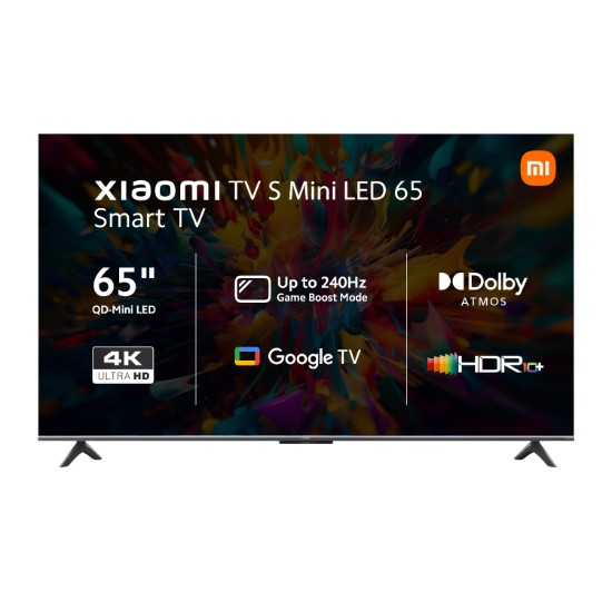 Picture of Xiaomi S 65" Mini LED 4K Smart TV (HDR10+, Google TV, Dolby Atmos, 144Hz)