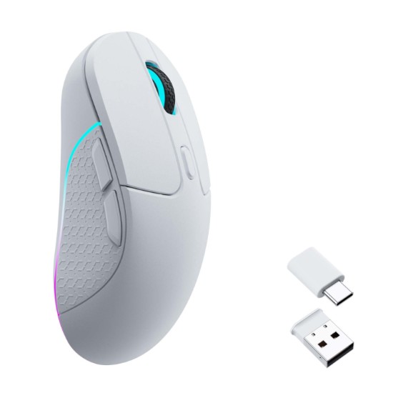 Picture of Keychron M3 RGB Wireless Optical Mouse - White