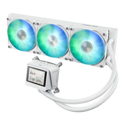 Picture of Asus MAX Gaming LC 360 ARGB LCD All-in-one CPU Liquid Cooler - White