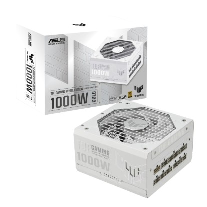 Picture of Asus TUF Gaming 1000W 80 PLUS Gold ATX Modular Power Supply - White
