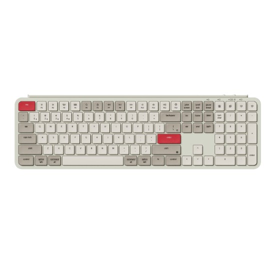 Picture of Keychron B6 Pro Ultra-Slim 100% Wireless Keyboard – Retro Red