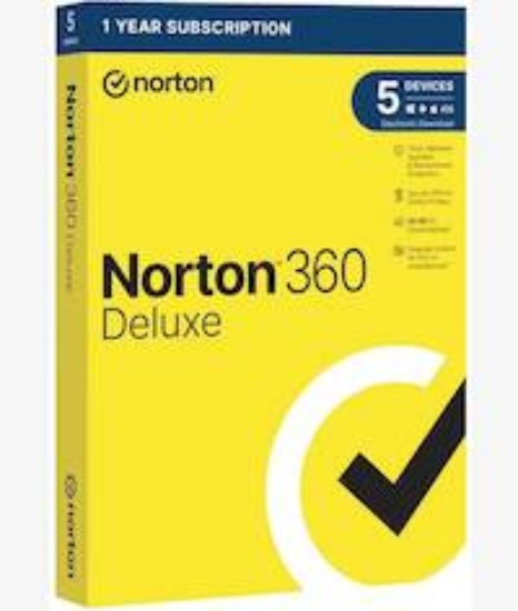 Picture of Norton 360 Deluxe 5-Device Annual License