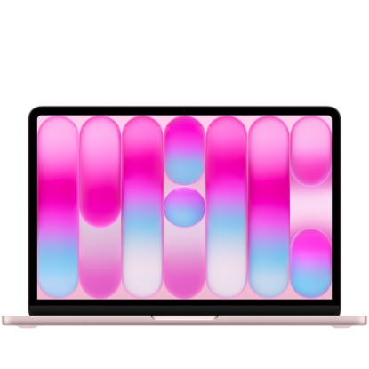 Picture of APPLE 13-inch MacBook Neo: Apple A18 Pro chip with 6-core CPU and 5-core GPU, 8GB, 256GB SSD - Blush,Model A3404