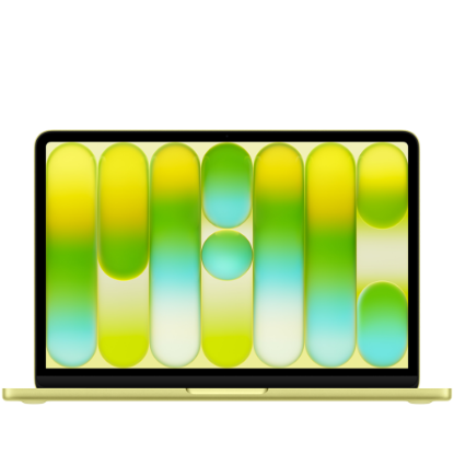 Picture of APPLE 13-inch MacBook Neo: Apple A18 Pro chip with 6-core CPU and 5-core GPU, 8GB, 256GB SSD - Citrus,Model A3404