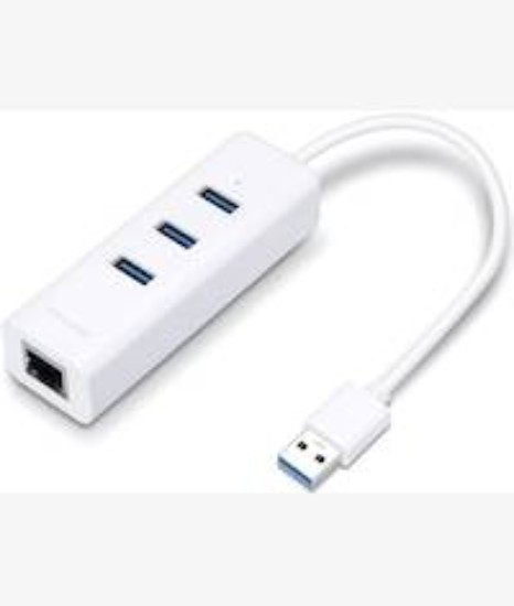 Picture of TP Link USB 3 Port Hub And Gigabit Ethernet 2 in 1 Adapter
