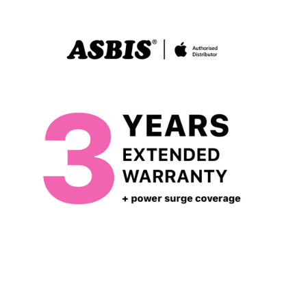 Picture of ASBIS Additional 3-years warranty + power surge coverage for MacBook Air15, M5