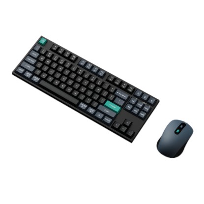 Picture of Keychron B33 80% TKL Wireless Keyboard and Mouse Combo – Black/Green