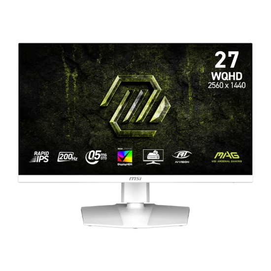 Picture of MSI MAG 274QRFW E20 27" WQHD 200Hz IPS Gaming Monitor - White