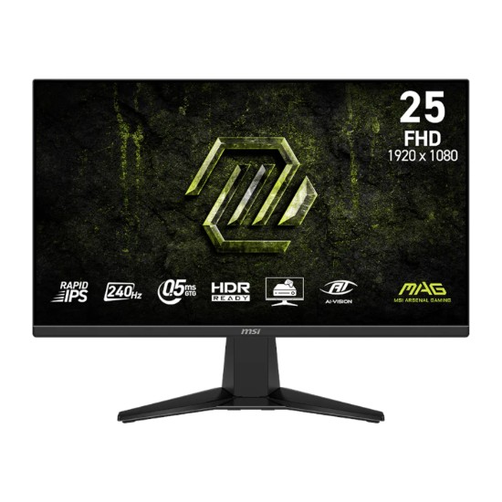 Picture of MSI MAG 255F X24 25″ FHD 240Hz IPS Gaming Monitor