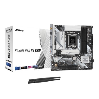 Picture of ASRock B760M Pro RS WiFi Intel LGA 1700 MATX Gaming Motherboard