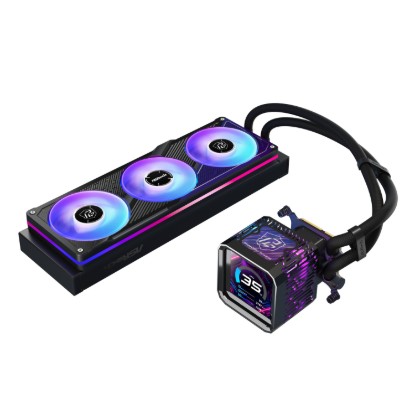 Picture of ASRock Phantom Gaming 360 LCD All-in-one Liquid CPU Cooler - Black