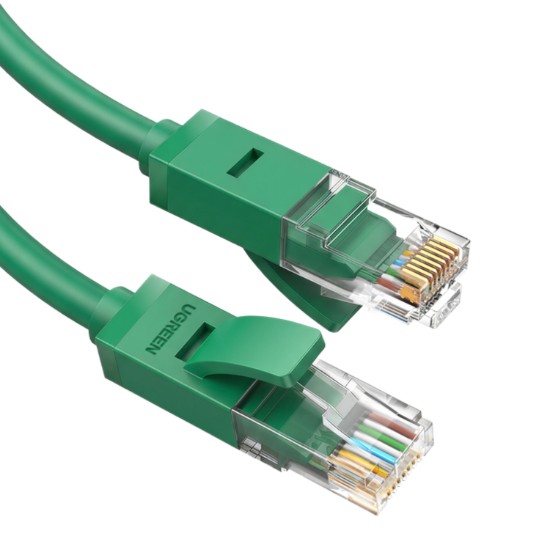 Picture of UGREEN RJ45 CAT6 2m LAN Network Cable - (1Gbps, 250MHz) – Green