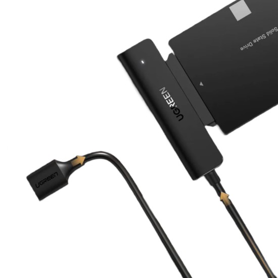 Picture of UGREEN CM321 USB-A 3.0 to 2.5" SATA Converter-Black