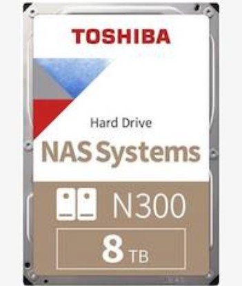 Picture of Toshiba N300 8TB NAS Internal SATA Hard Drive
