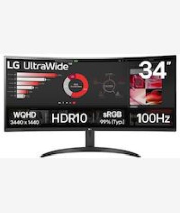 Picture of LG 34-inch UltraWide Curved QHD LED Monitor