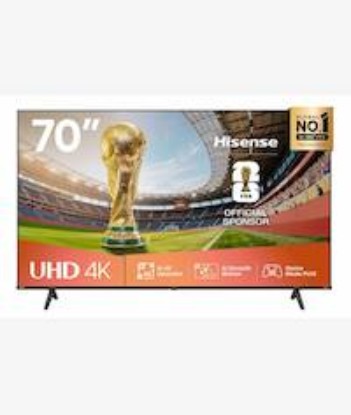 Picture of Hisense 70 Inch A6Q 4k UHD Smart LED TV